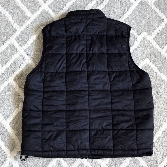 Dockers Men's XL Box Quilted Black Puffer Vest - Picture 2 of 16